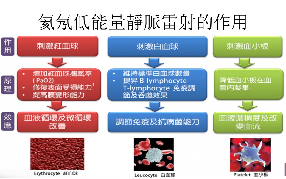 靜脈雷射對紅血球白血球血小板的作用機制